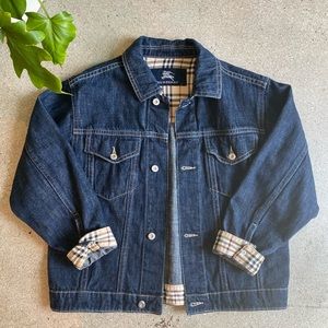 Burberry denim / jean jacket - girls size 8